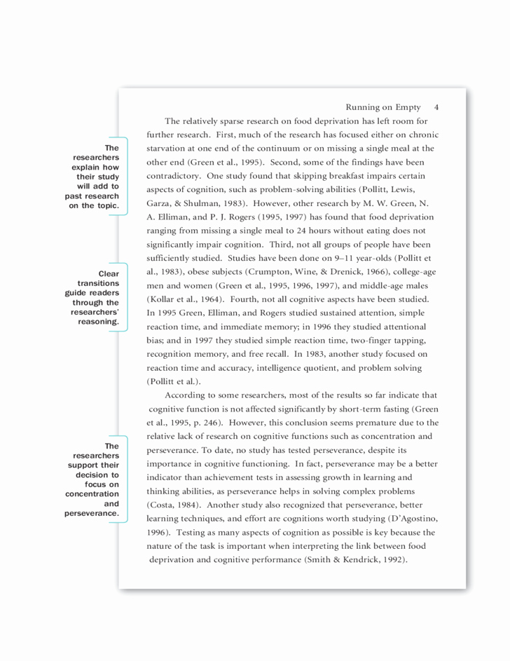 Example Of A Report Paper Elegant Sample Apa Research Paper Free Download