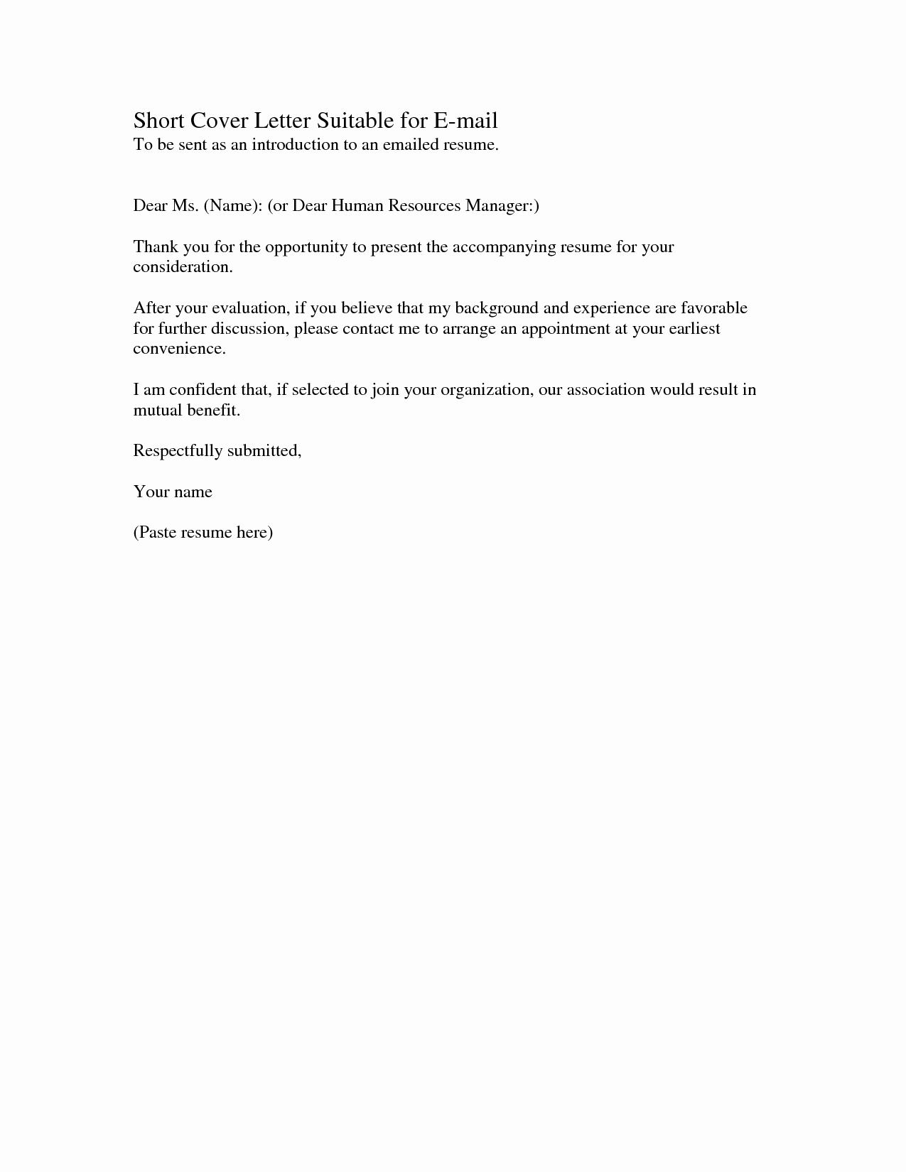 Example Of A Short Memo Awesome Short Cover Letters Examples