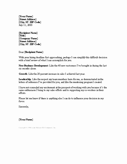 Example Of Basic Cover Letter Inspirational Cover Letter Resume – Microsoft Word Templates