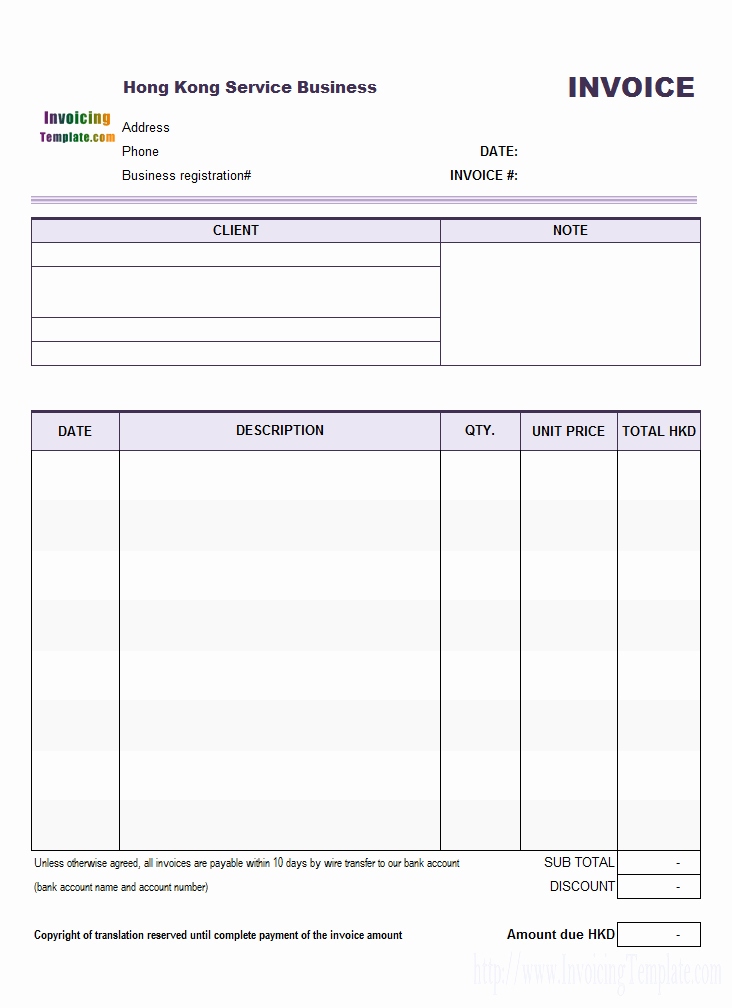 Example Of Invoice for Services Best Of Multiple Page Excel Invoice Templates