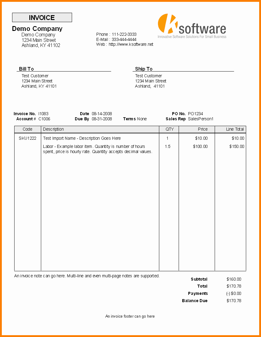 Example Of Invoice for Services Luxury Simple Freelance Grapher Invoice