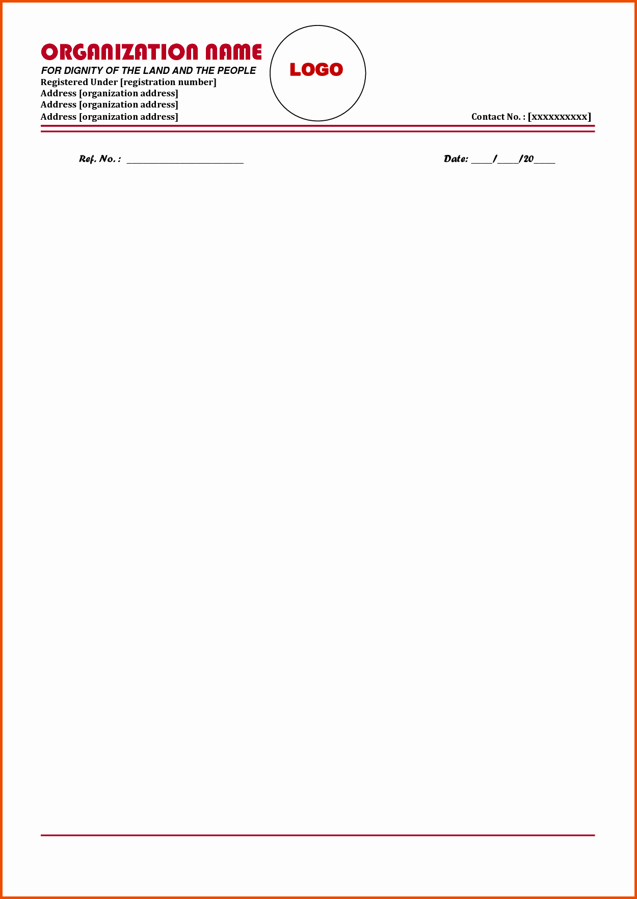 Example Of Letter Headed Paper Beautiful Letter Headed Paper Sample Of Letterhead Paper Examples