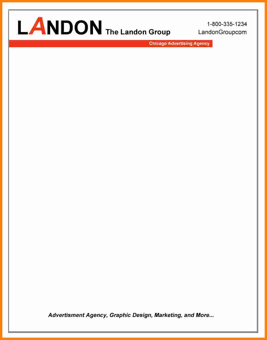 Example Of Letter Headed Paper Unique 8 It Pany Letterhead format