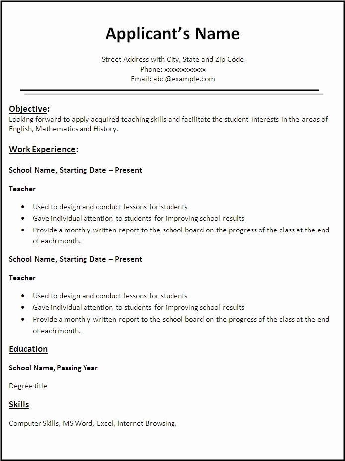 Example Of References On Resume Fresh Resume Reference format