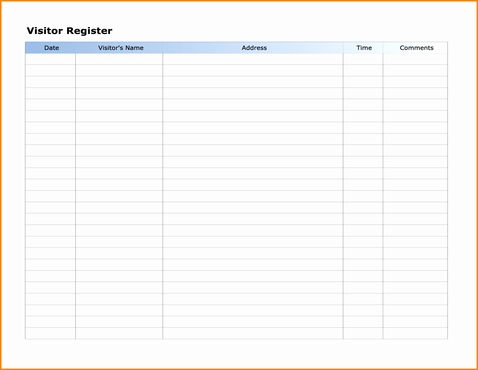Example Of Sign In Sheet Best Of Log In Sheet Template Portablegasgrillweber