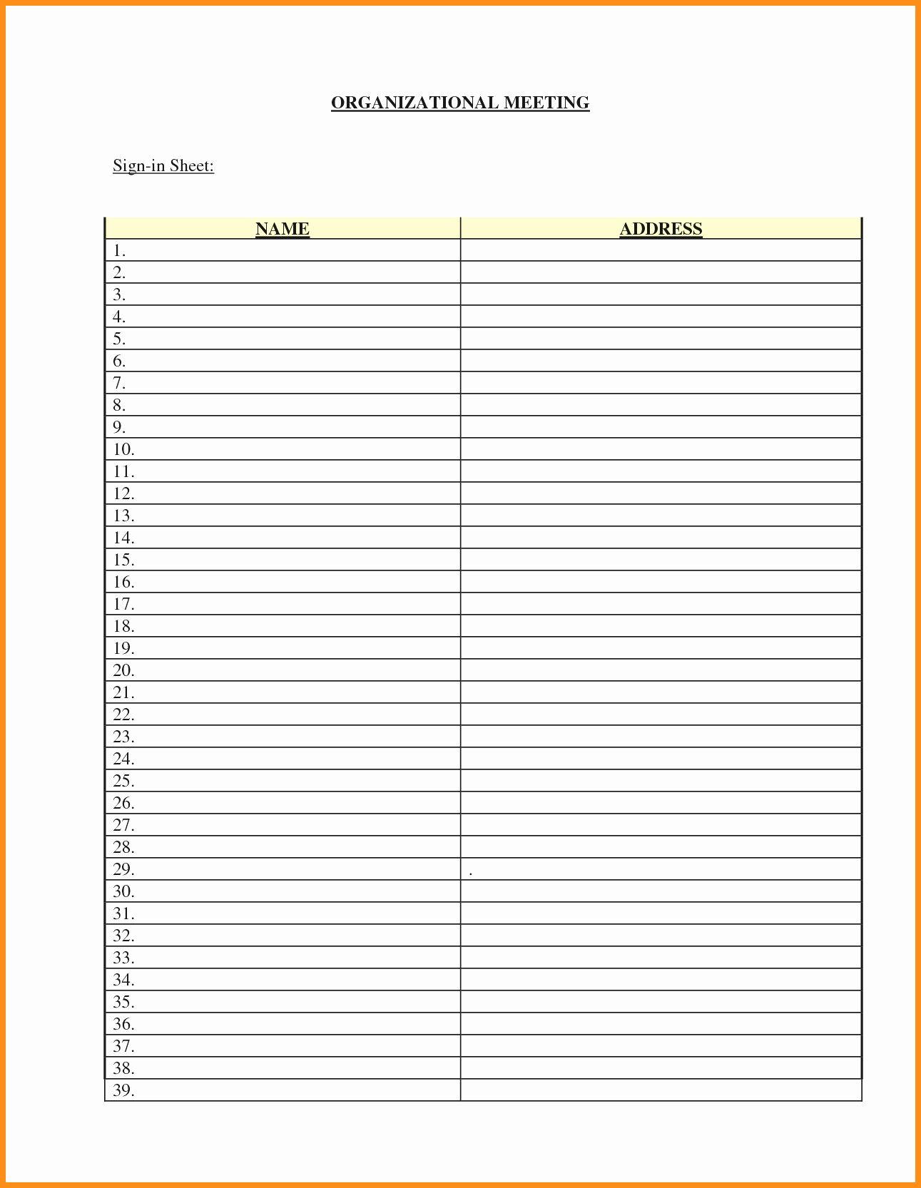 Example Of Sign In Sheet Luxury Blank Sign Up Sheet Example Mughals