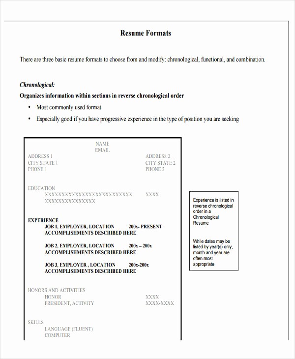 Example Of Simple Resume format Awesome 19 Basic Resume format Templates Pdf Doc