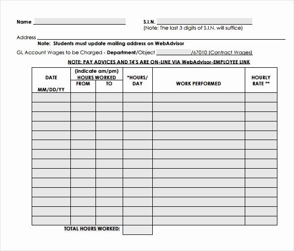 Example Of Timesheet for Employee Luxury 20 Payroll Timesheet Templates &amp; Samples Doc Pdf