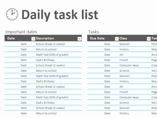Example Of to Do List New 12 Task List Templates Word Excel Pdf formats