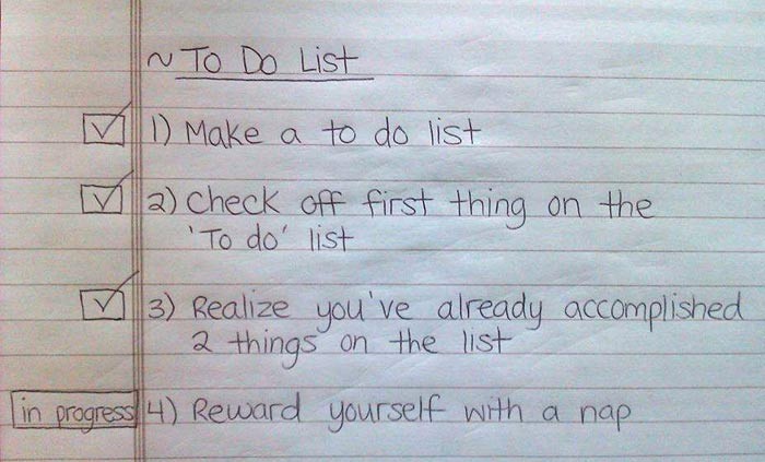 Example Of to Do List Unique Make A List Take A Nap Check Diy for Life
