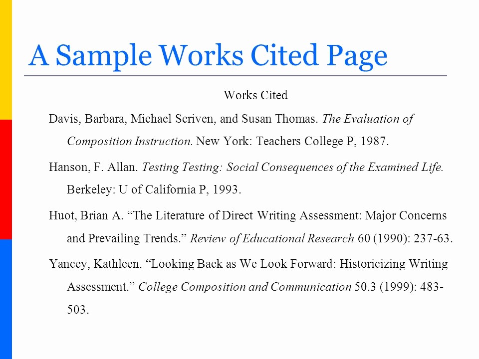 Example Work Cited Page Mla Inspirational How to Create A Works Cited Page In Mla format