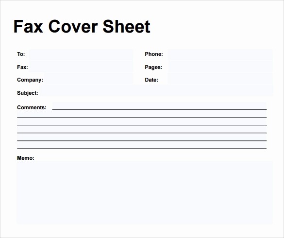 Examples Of Fax Cover Sheets Elegant 28 Fax Cover Sheet Templates