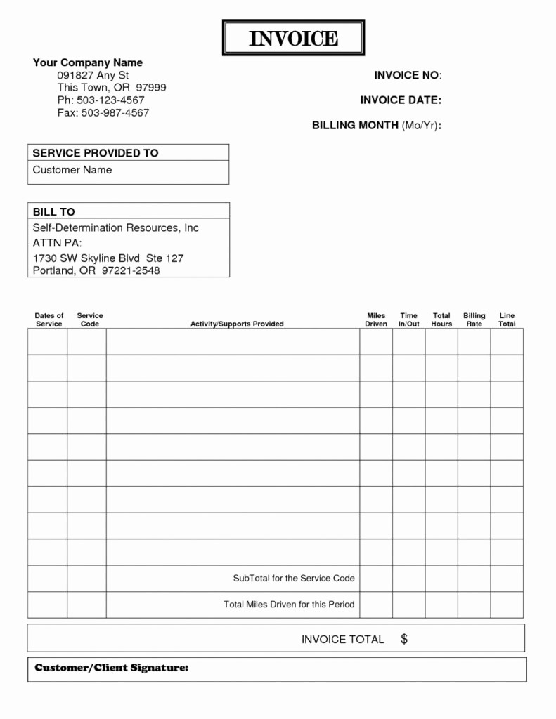 Examples Of Invoices for Services Awesome 39 Best Templates Of Service Billing Invoice Examples