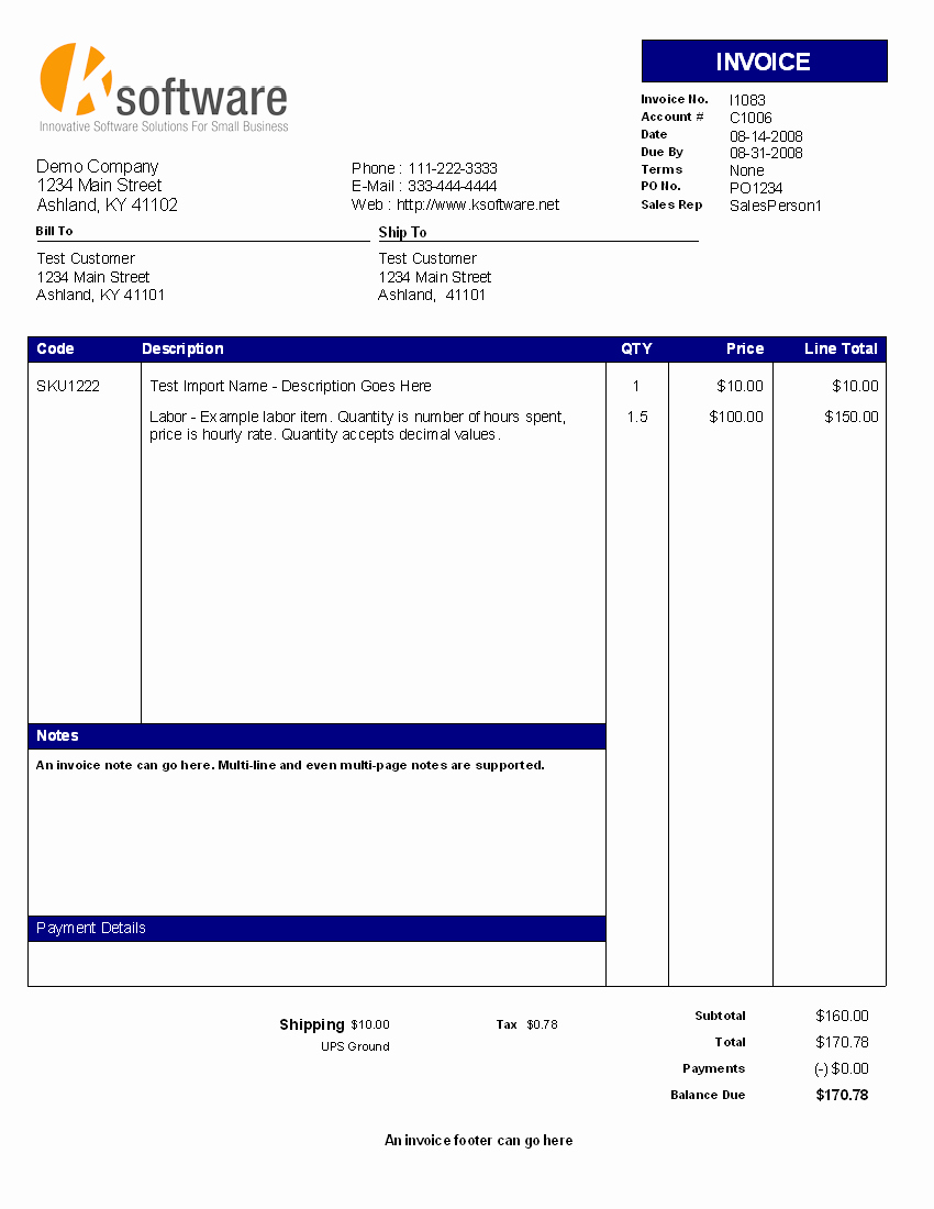 Examples Of Invoices In Word Best Of Invoice format Pdf