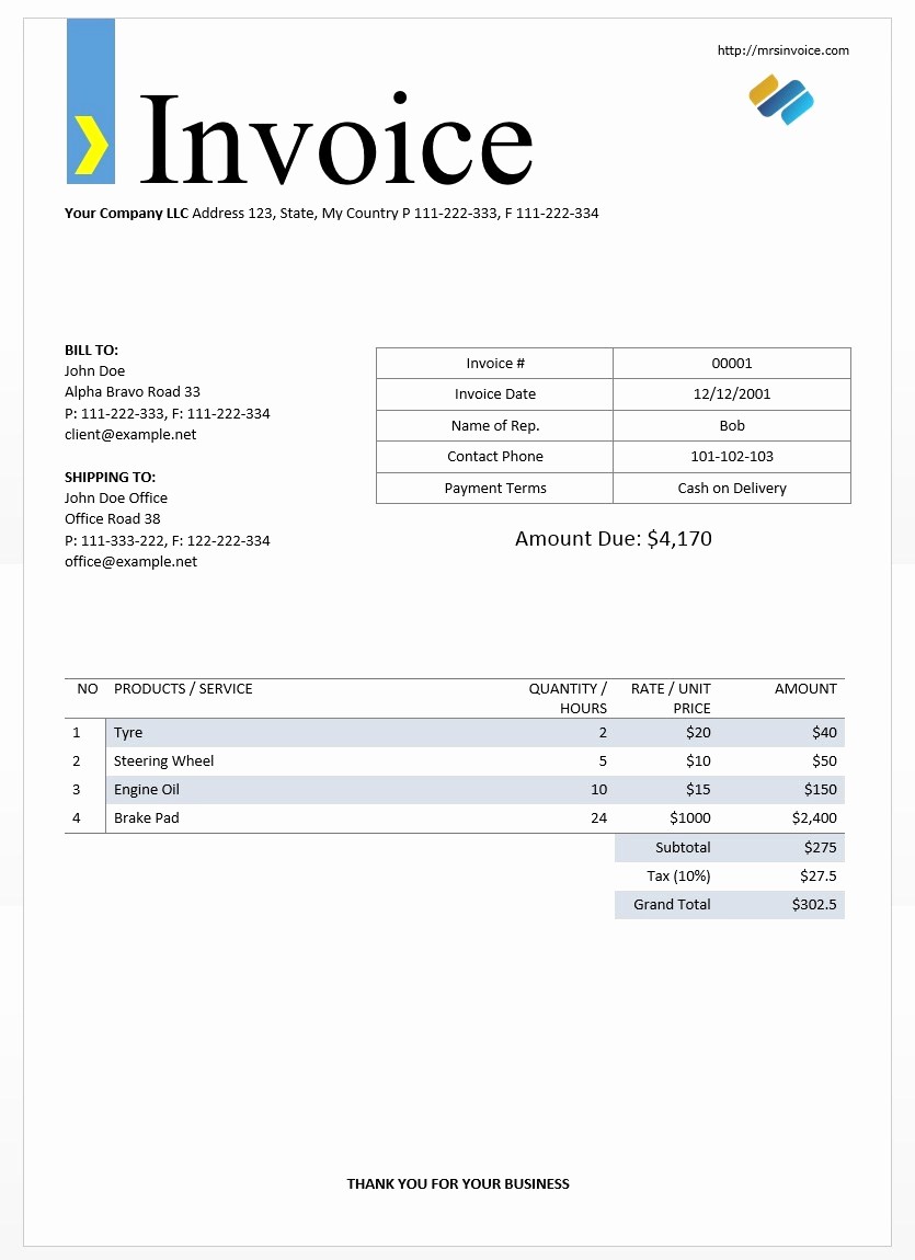 Examples Of Invoices In Word Lovely Cool Invoice Templates Invoice Template Ideas