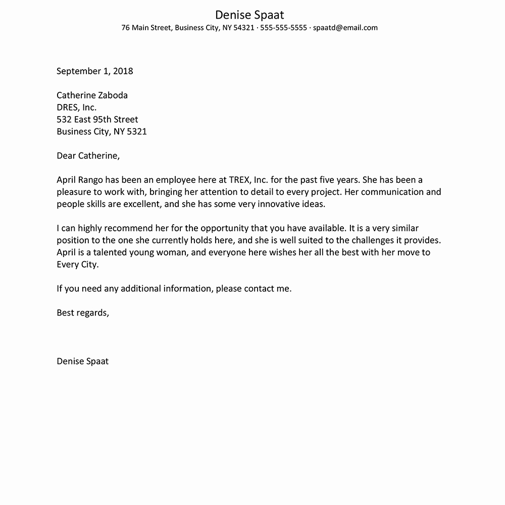 Examples Of Letters Of Reference Unique Professional Reference Letter Sample