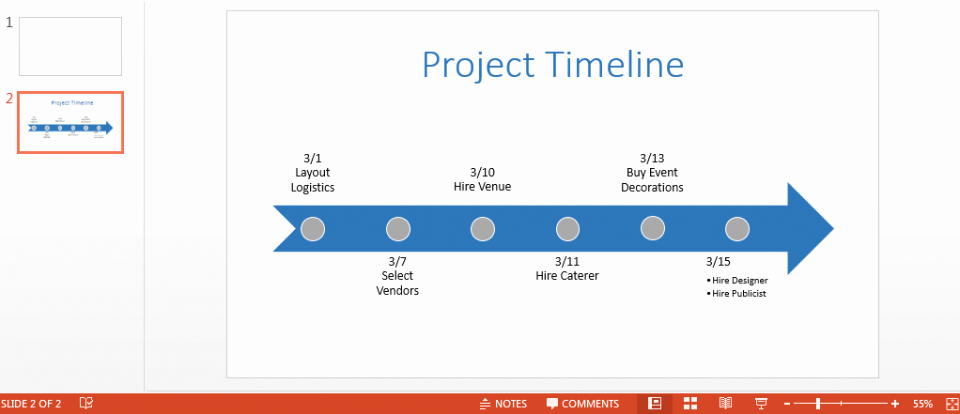 Examples Of Timelines In Powerpoint Awesome How to Make A Timeline In Powerpoint