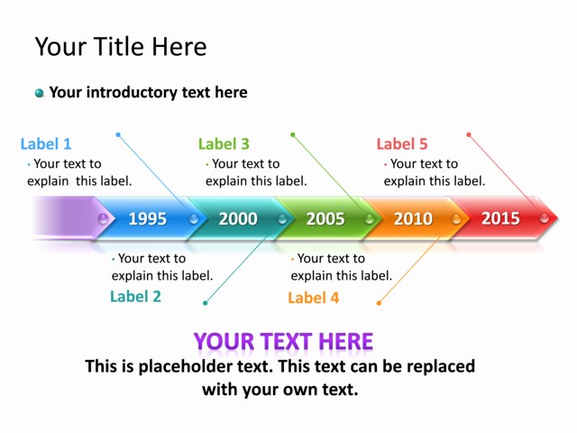 Examples Of Timelines In Powerpoint Beautiful Six Phase Strategic Product Timeline Roadmap Presentation