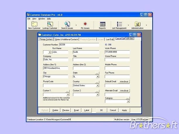 Excel Customer Database Template Free New Download Free Customer Database Pro Customer Database Pro