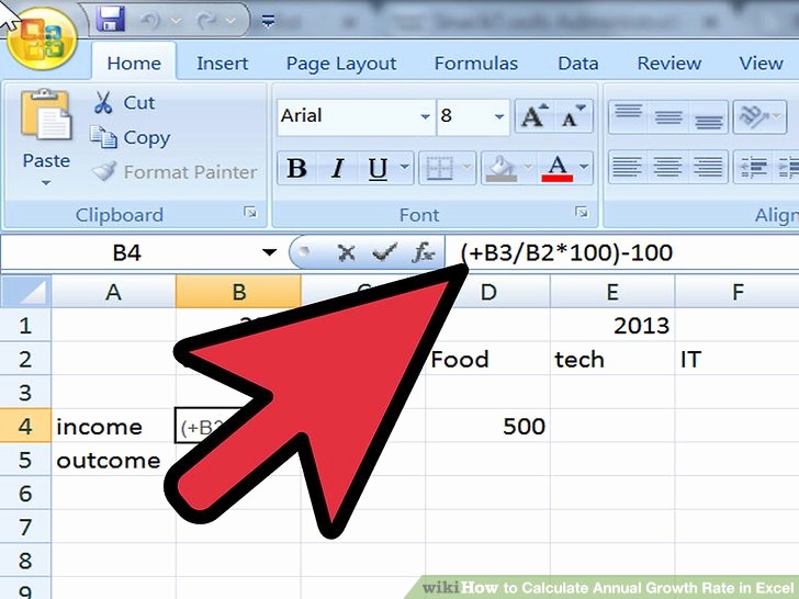 Excel formula to Calculate Gpa Best Of How to Calculate Annual Growth Rate In Excel 7 Steps
