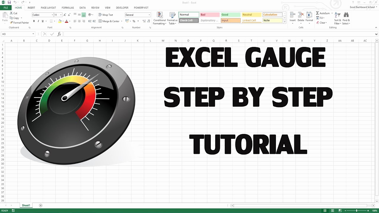 Excel Gauge Chart Template Download Awesome Speedometer Graph In Excel 2007 Excel Professor