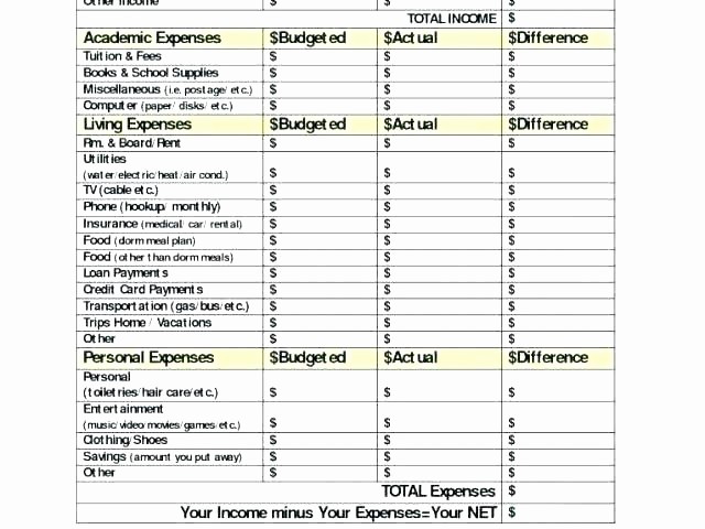Excel Income and Expense Ledger Elegant 100 Free Excel Expense Report Template Free Expense