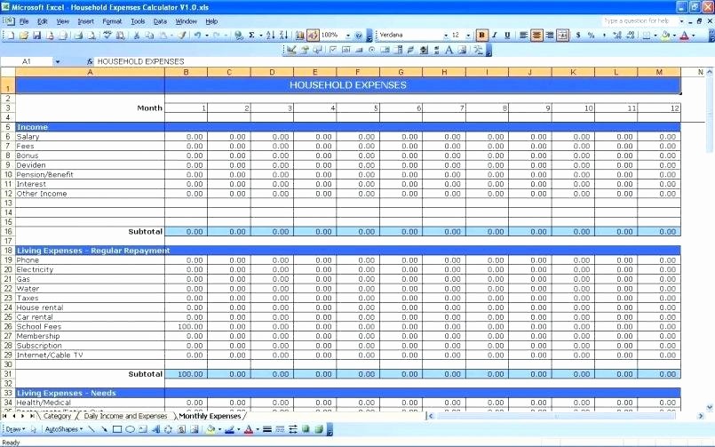 Excel Income and Expense Ledger Inspirational In E and Expense Ledger ate Accounting Spreadsheet Excel