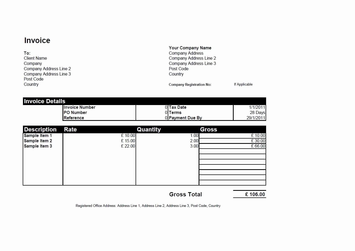 Excel Invoice Template with Logo Luxury Free Invoice Template with Logo Invoice Template Ideas