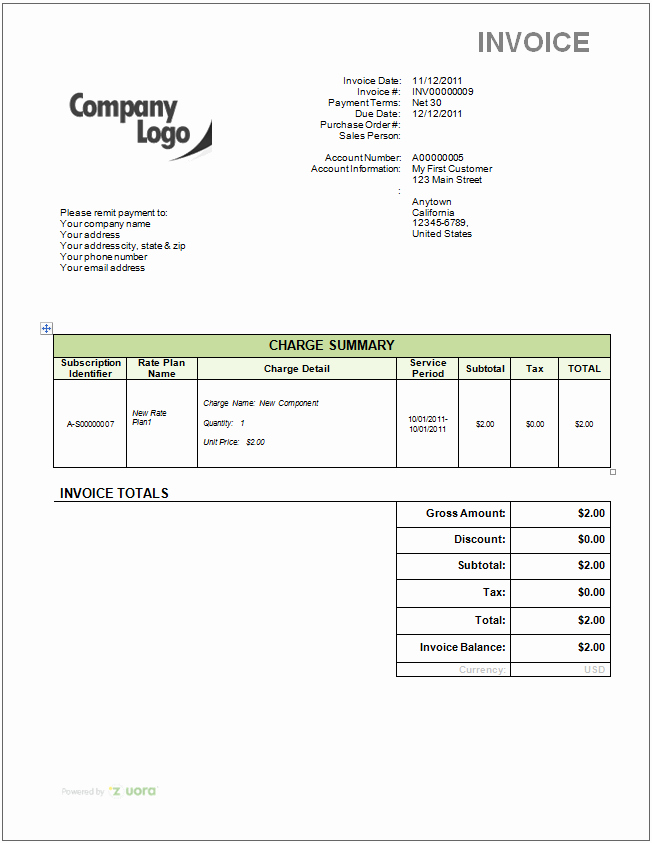 Excel Invoice Template with Logo New How Do I Remove the Zuora Logo From My Invoice Template