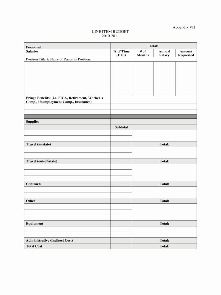 Excel Line Item Budget Template Inspirational Line Item Bud form 2 Free Templates In Pdf Word