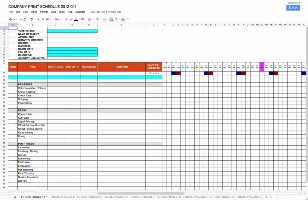 Excel Project Management Templates Free Inspirational Project Management Spreadsheet Templates Spreadsheet