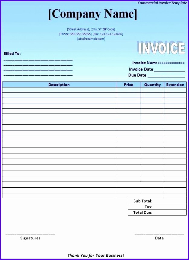 Excel Spreadsheet for Church Contributions Beautiful 10 Excel Invoice Template 2003 Exceltemplates