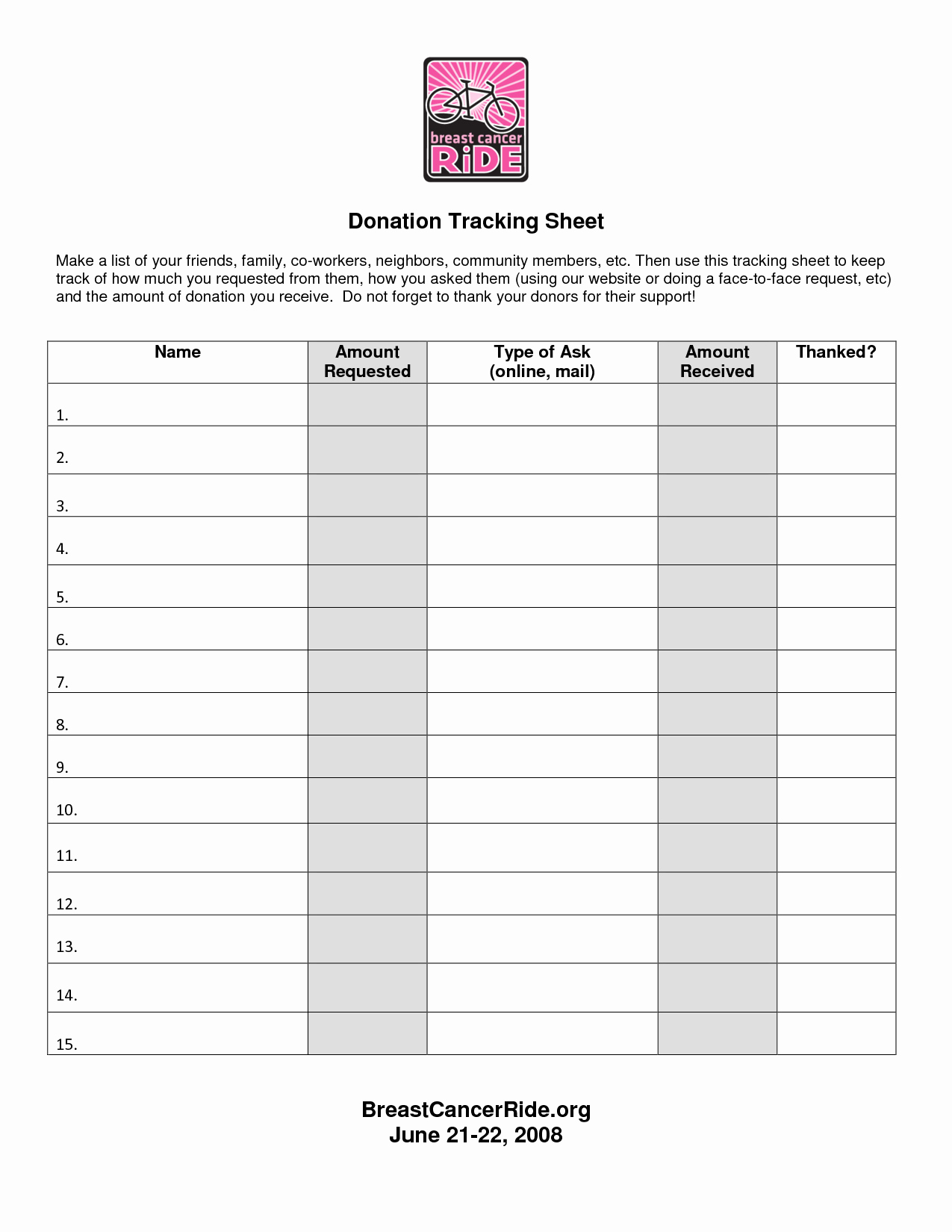 Excel Spreadsheet for Church Contributions Unique 8 Best Of Donation List Template Printable Free