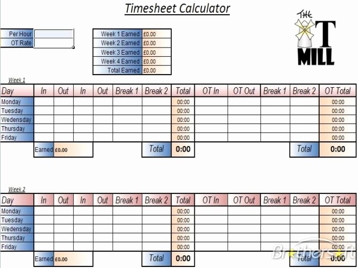 Excel Spreadsheet for Hours Worked Awesome Excel formula to Calculate Hours Worked and Overtime