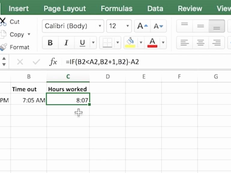 Excel Spreadsheet for Hours Worked Awesome Use Excel to Calculate the Hours Worked for Any Shift