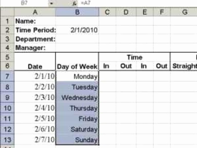 Excel Spreadsheet for Hours Worked Fresh Excel formula to Calculate Hours Worked Per Day