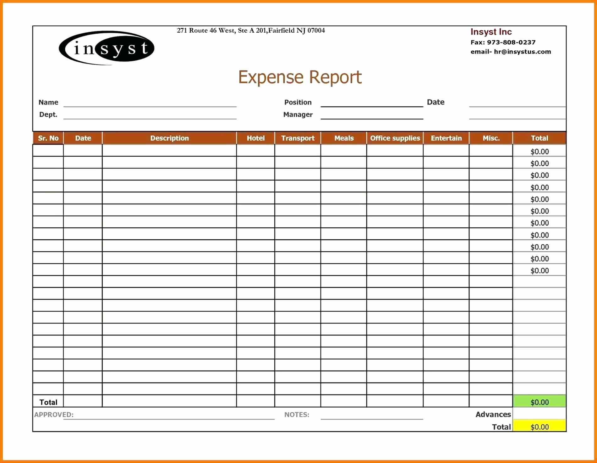 Excel Spreadsheet for Small Business Luxury Template Excel Template for Expenses