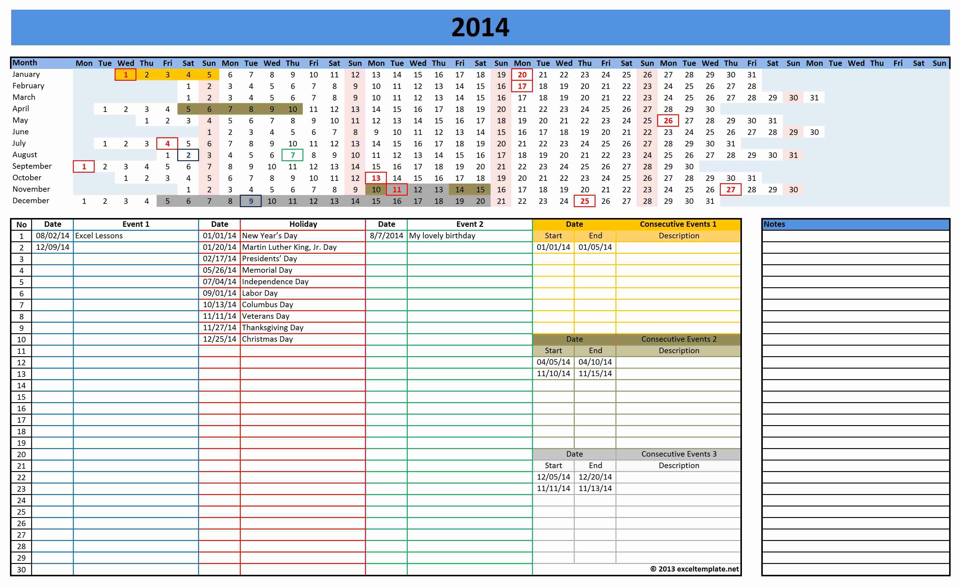 Excel Spreadsheet Template for Scheduling Awesome Excel Calendar Templates