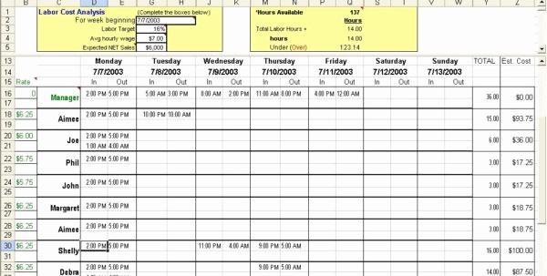 Excel Spreadsheet Template for Scheduling Beautiful Excel Spreadsheet Template for Scheduling Spreadsheet