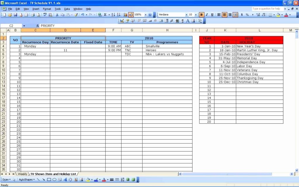 Excel Spreadsheet Template for Scheduling Best Of Schedule Spreadsheet Template Spreadsheet Templates for