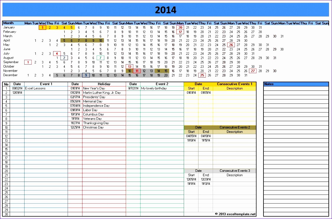 Excel Spreadsheet Template for Scheduling New 12 Workout Template Excel Exceltemplates Exceltemplates