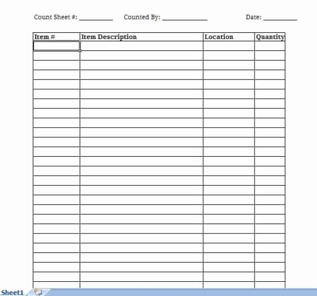 Excel Spreadsheet Templates for Inventory Beautiful 18 Inventory Spreadsheet Templates Excel Templates