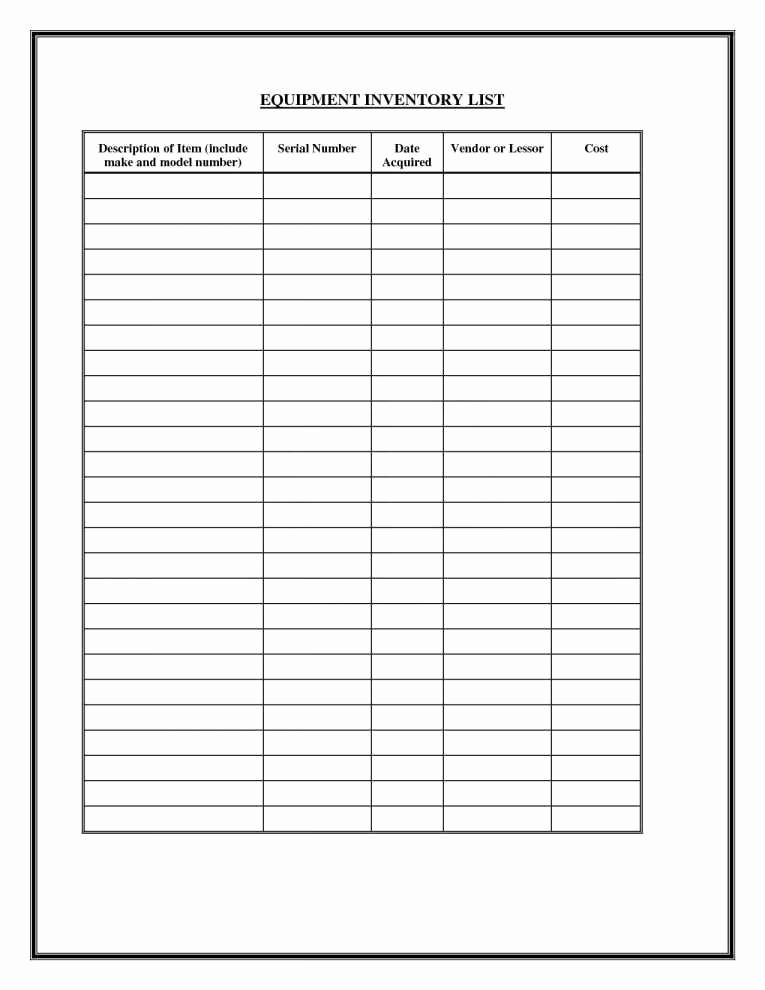 Excel Spreadsheet Templates for Inventory Beautiful Chemical Inventory Template Excel