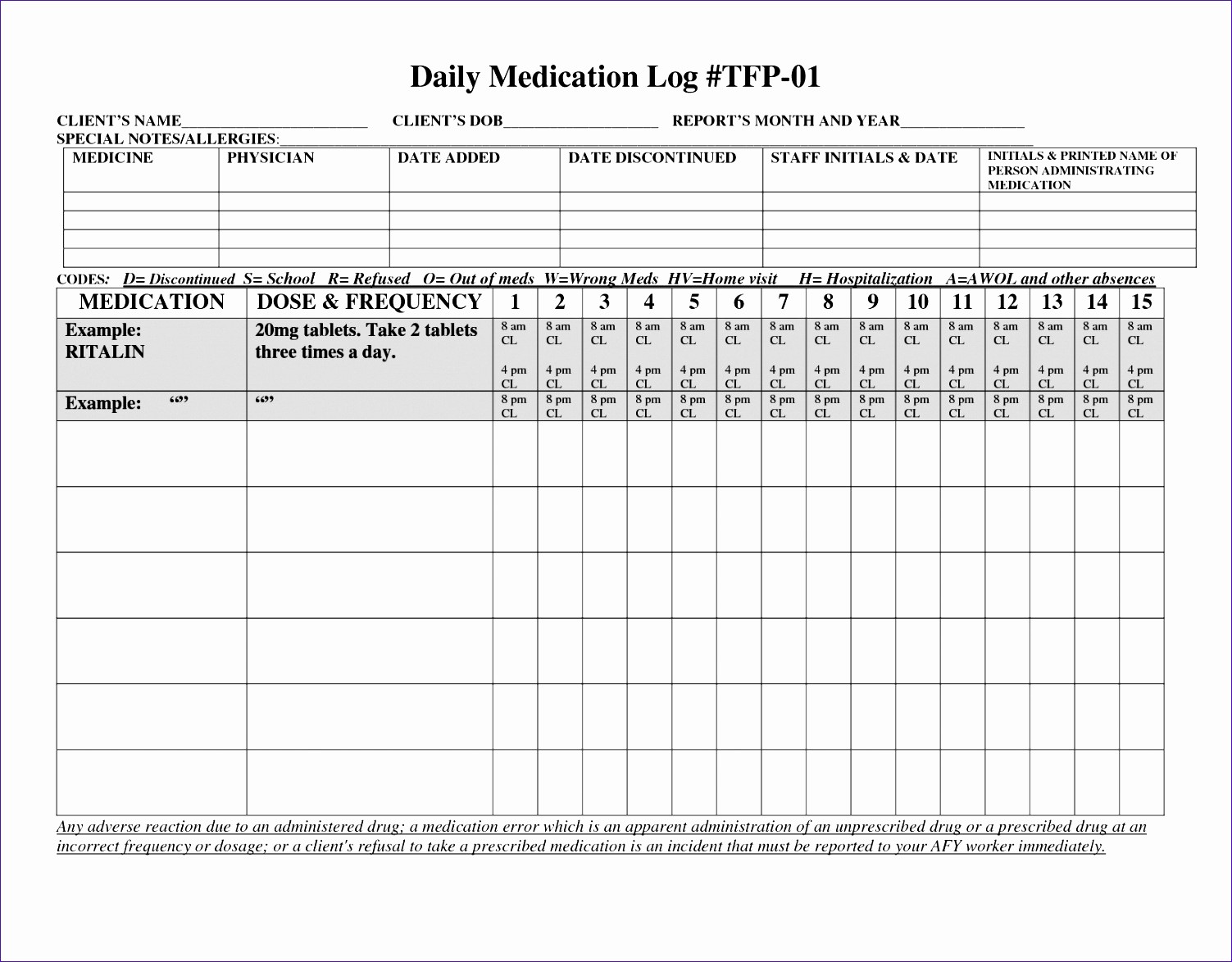 Excel Template for Medication Schedule Lovely 10 Ms Excel Patient Medication Log Template