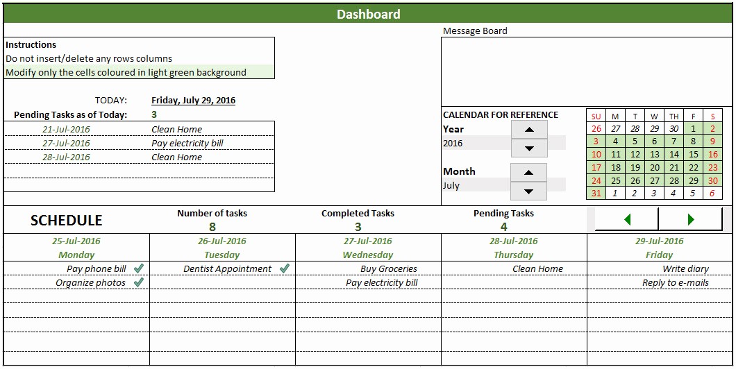 Excel Template for Tracking Tasks Elegant Free Task Manager Spreadsheet Template