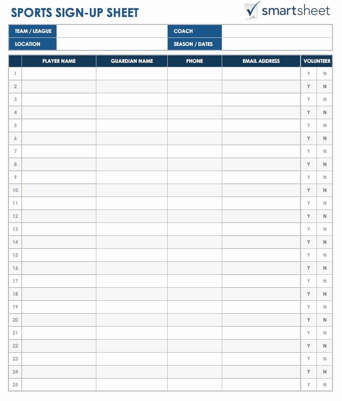Excel Template Sign In Sheet Beautiful Free Sign In and Sign Up Sheet Templates