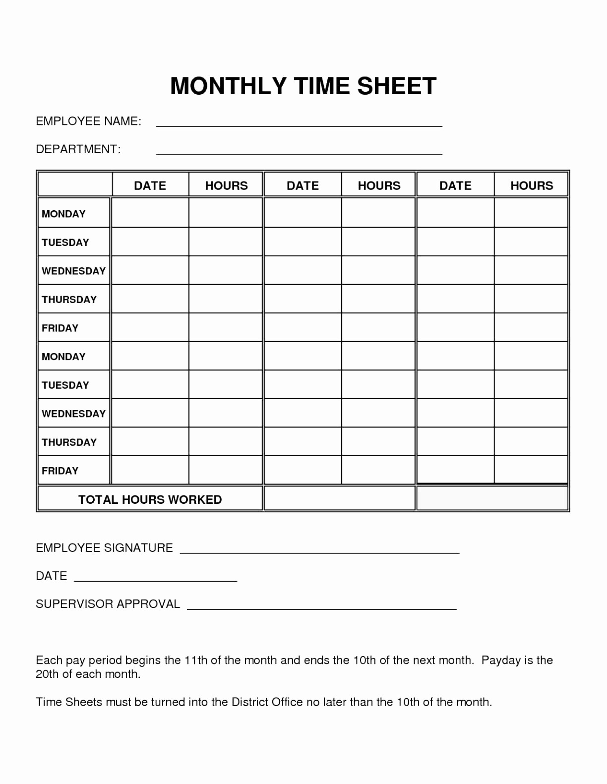 Excel Time Card Template Free Lovely 026 Template Ideas Bi Weekly Timesheet Excel Time