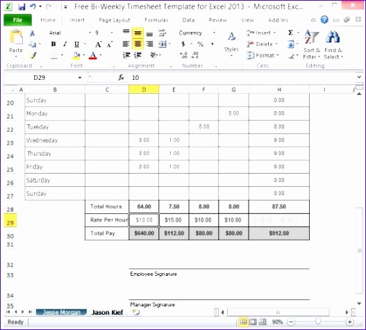 Excel Timesheet for Multiple Employees Beautiful 10 Excel Timesheet Template for Multiple Employees