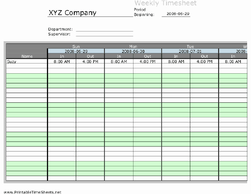 Excel Timesheet for Multiple Employees Inspirational Weekly Multiple Employee Timesheet 1 Work Period