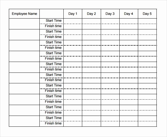 Excel Timesheet Template Multiple Employees Unique 22 Weekly Timesheet Templates – Free Sample Example